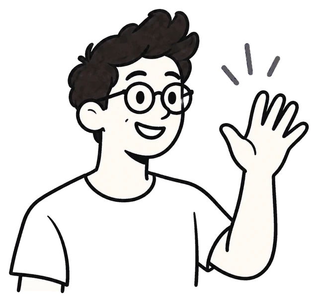 Wego waving hello